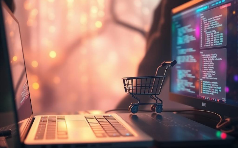 Online storefront for website design